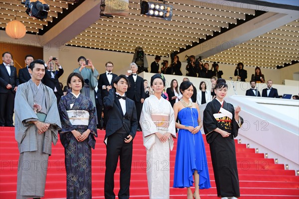 Equipe du film "Still the water", Festival de Cannes 2014