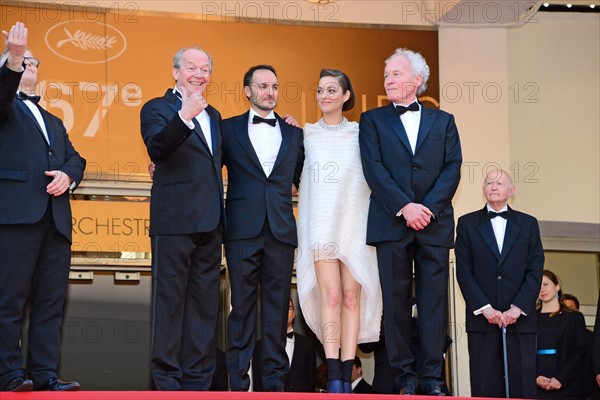 Equipe du film "Deux jours, une nuit", Festival de Cannes 2014