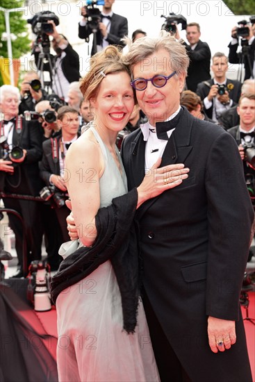 Wim Wenders and Donata Wenders, 2014 Cannes film Festival