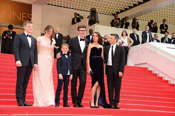 Cast and crew, "The search", 2014 Cannes film Festival