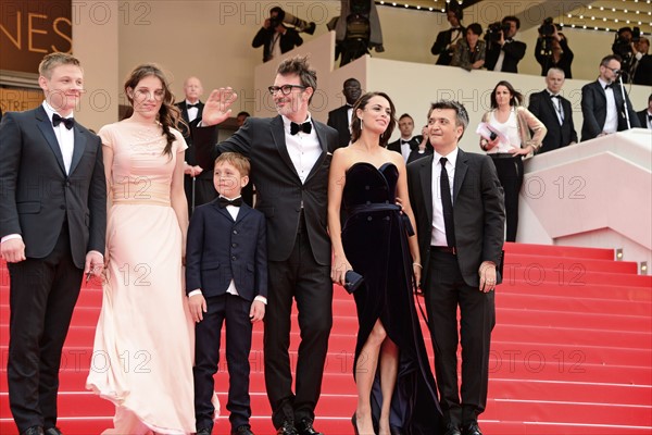 Cast and crew, "The search", 2014 Cannes film Festival