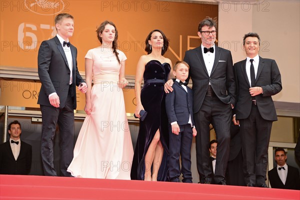 Cast and crew, "The search", 2014 Cannes film Festival