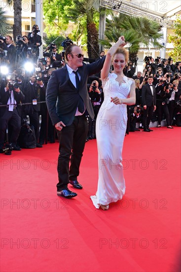 Uma Thurman et Quentin Tarantino, Festival de Cannes 2014