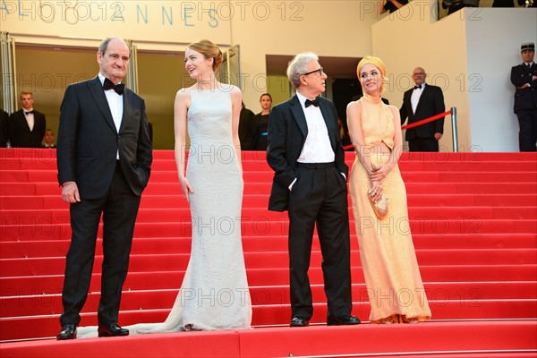 Pierre Lescure, Emma Stone, Woody Allen, Parker Posey, Festival de Cannes 2015