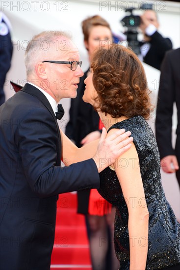 Thierry Frémaux and Audrey Azoulay, 2016 Cannes Film Festival