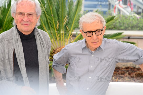 Vittorio Storaro and Woody Allen, 2016 Cannes Film Festival