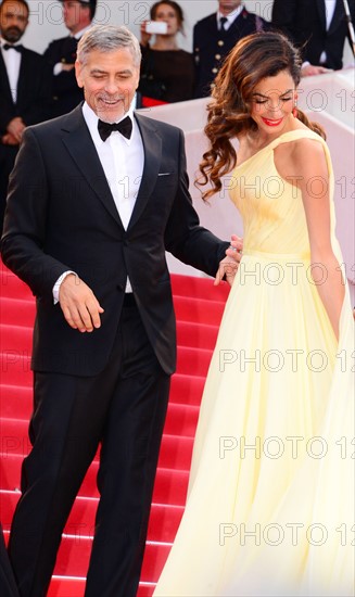 George Clooney with wife Amal, 2016 Cannes Film Festival