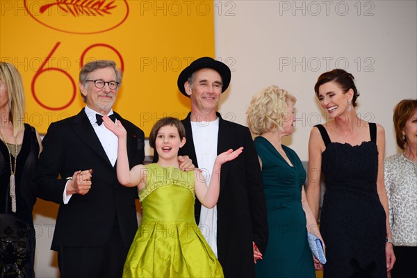 Steven Spielberg, Ruby Barnhill, Mark Rylance, 2016 Cannes Film Festival