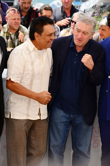 Robert De Niro and Roberto Duran, 2016 Cannes Film Festival