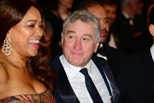 Robert De Niro et sa femme Grace Hightower, Festival de Cannes 2016