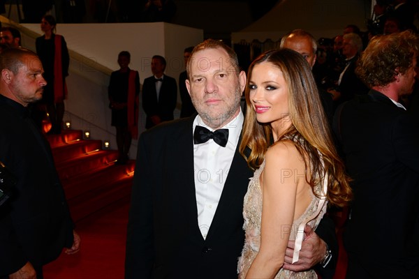 Harvey Weinstein et sa femme Georgina Chapman, Festival de Cannes 2016