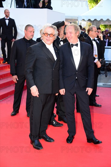 Arnaud Desplechin and Georges Miller, 2016 Cannes Film Festival