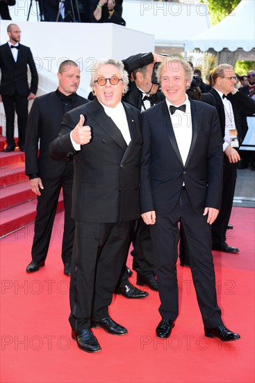 Arnaud Desplechin and Georges Miller, 2016 Cannes Film Festival