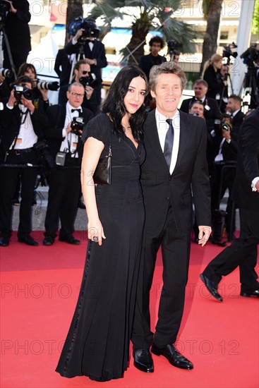 Willem Dafoe with his wife Giada Colagrande, 2016 Cannes Film Festival