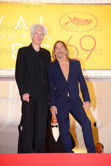 Jim Jarmusch et Iggy Pop, Festival de Cannes 2016