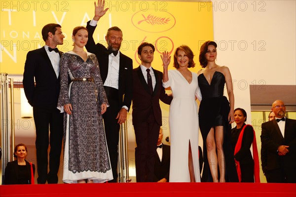 Crew of the film "Juste la fin du monde", 2016 Cannes Film Festival