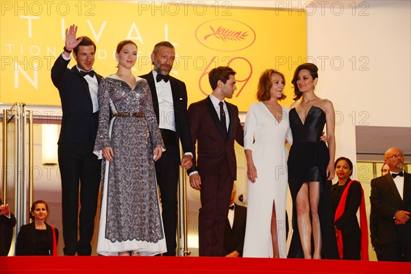 Crew of the film "Juste la fin du monde", 2016 Cannes Film Festival