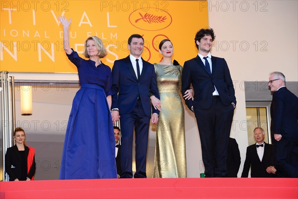 Equipe du film "Mal de pierres", Festival de Cannes 2016