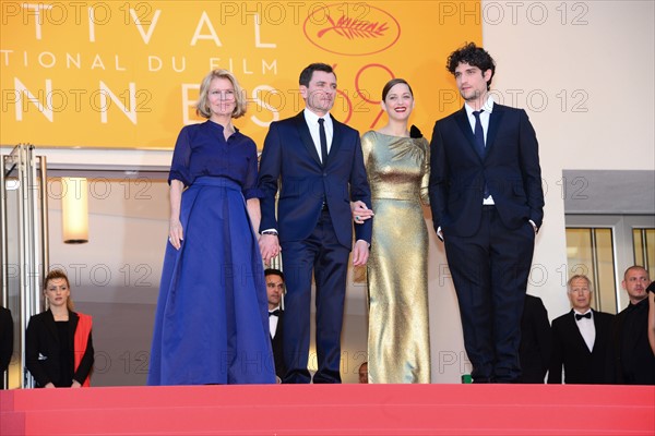 Equipe du film "Mal de pierres", Festival de Cannes 2016