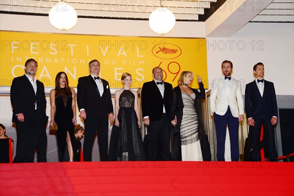 Equipe du film "The Nice Guys", Festival de Cannes 2016