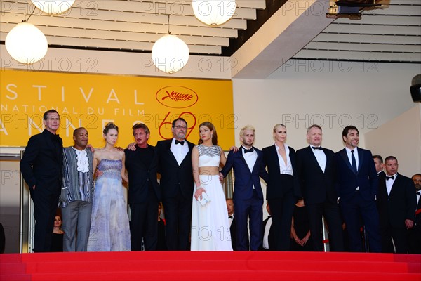 Equipe du film "The Last Face", Festival de Cannes 2016