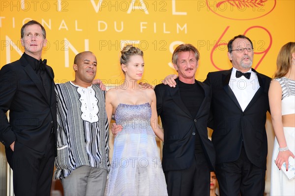 Equipe du film "The Last Face", Festival de Cannes 2016