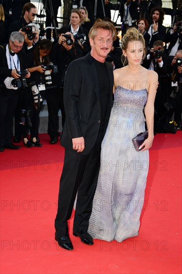 Sean Penn with his daughter Dylan, 2016 Cannes Film Festival