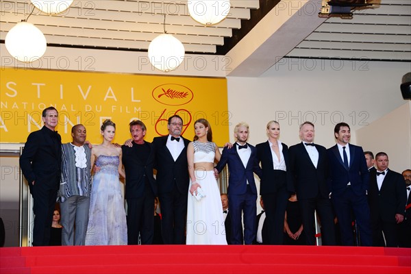 Crew of the film "The Last Face", 2016 Cannes Film Festival