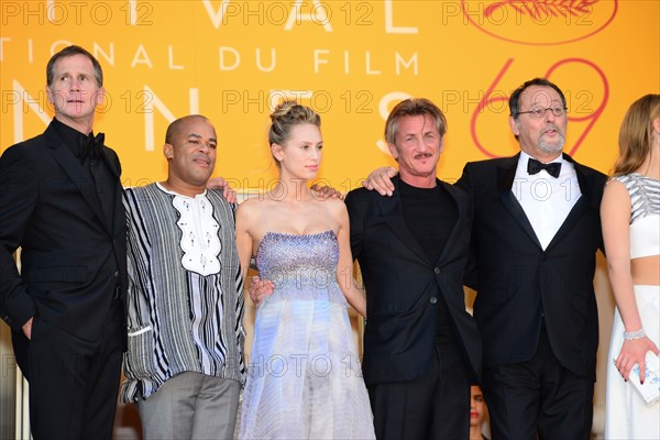 Equipe du film "The Last Face", Festival de Cannes 2016