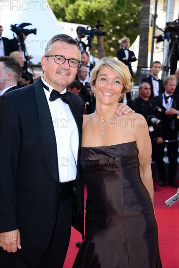 Yves Jégo with his wife Ann-Katrin, 2016 Cannes Film Festival