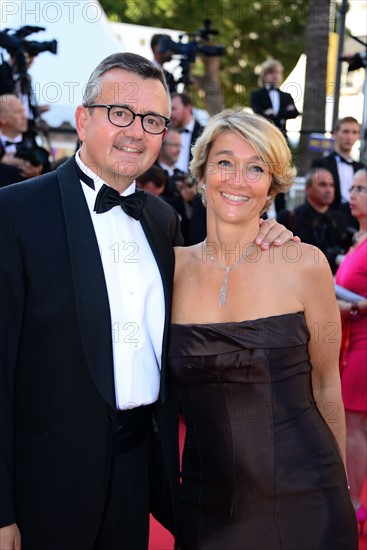Yves Jégo with his wife Ann-Katrin, 2016 Cannes Film Festival