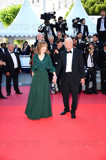 Isabelle Huppert and Paul Verhoeven, 2016 Cannes Film Festival