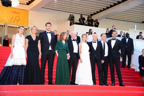 Crew of the film "Elle", 2016 Cannes Film Festival