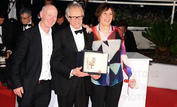 Paul Laverty, Ken Loach, Rebecca O'Brien, Festival de Cannes 2016