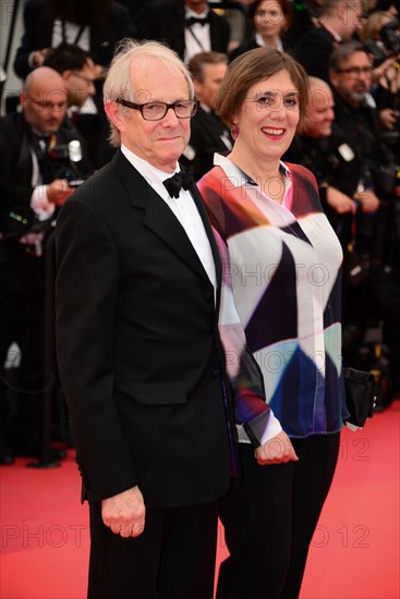 Ken Loach and Rebecca O'Brien, 2016 Cannes Film Festival