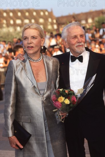 Kirk Douglas with Lauren Bacall