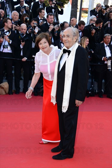 Macha Méril and Michel Legrand, 2017 Cannes Film Festival