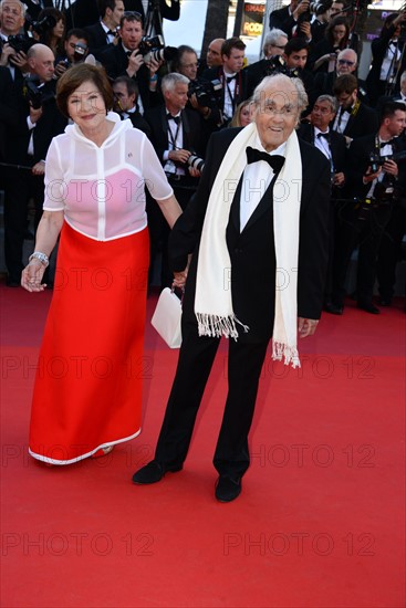 Macha Méril and Michel Legrand, 2017 Cannes Film Festival