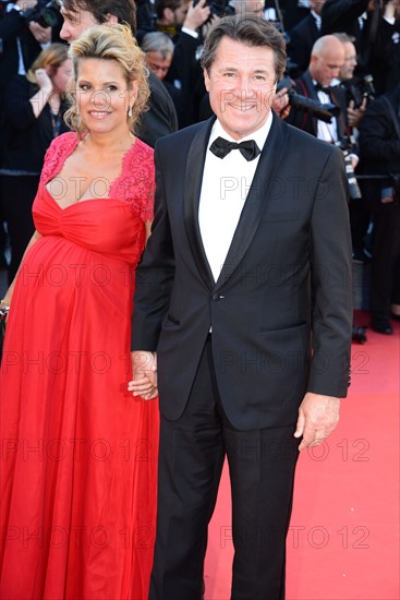 Laura Tenoudji and Christian Estrosi, 2017 Cannes Film Festival