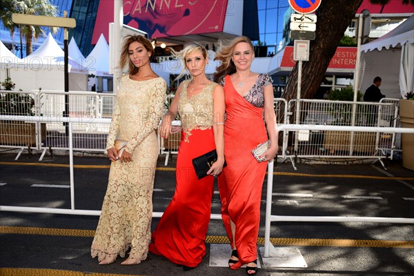 Karin Gelain, Stephanie Slama and Anaïs Kepekian, 2017 Cannes Film Festival