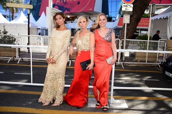 Karin Gelain, Stephanie Slama and Anaïs Kepekian, 2017 Cannes Film Festival