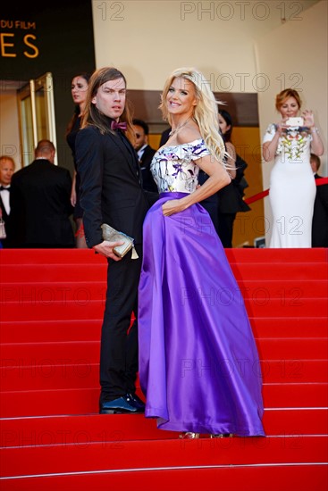 Christophe Guillarmé et Victoria Silvstedt, Festival de Cannes 2017