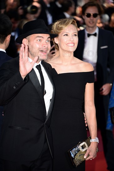 Clovis Cornillac and Lilou Fogli, 2017 Cannes Film Festival