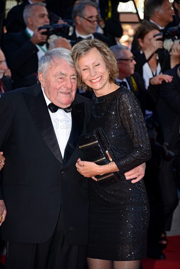 Claude Lanzmann et Iris van der Waard, Festival de Cannes 2017