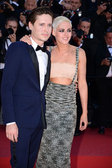 Josh Kaye and Kristen Stewart, 2017 Cannes Film Festival