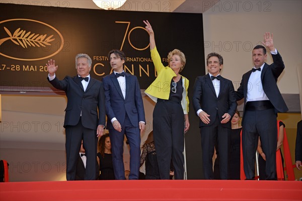 Equipe du film "The Meyerowitz Stories", Festival de Cannes 2017