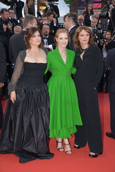 Agnès Jaoui, Jessica Chastain, Maren Ade, 2017 Cannes Film Festival