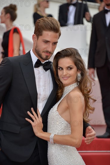 Kevin Trapp et Izabel Goulart, Festival de Cannes 2017