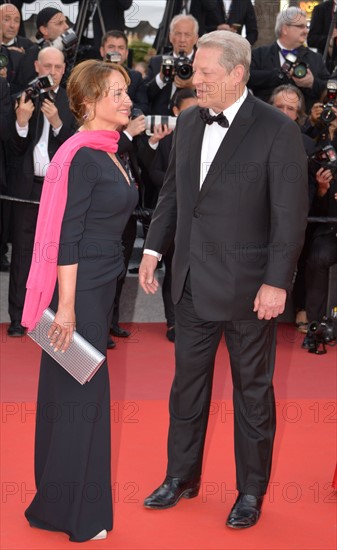 Ségolène Royal and Al Gore, 2017 Cannes Film Festival