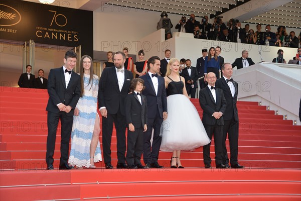 Equipe du film "Mise à mort du cerf sacré", Festival de Cannes 2017